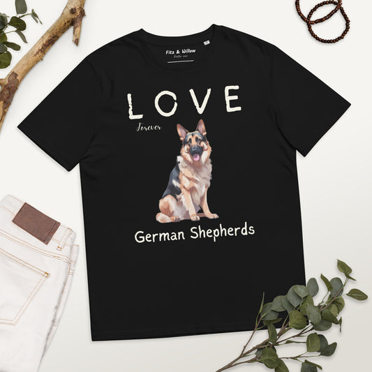 German Shepherd sustainable tee - Fitz & Willow