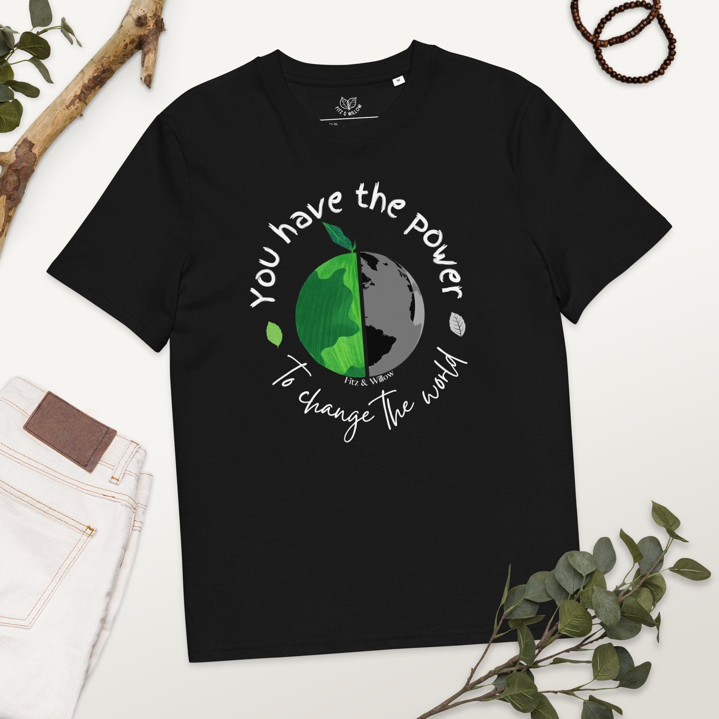 Earth Power, Unisex organic t-shirt - Fitz & Willow