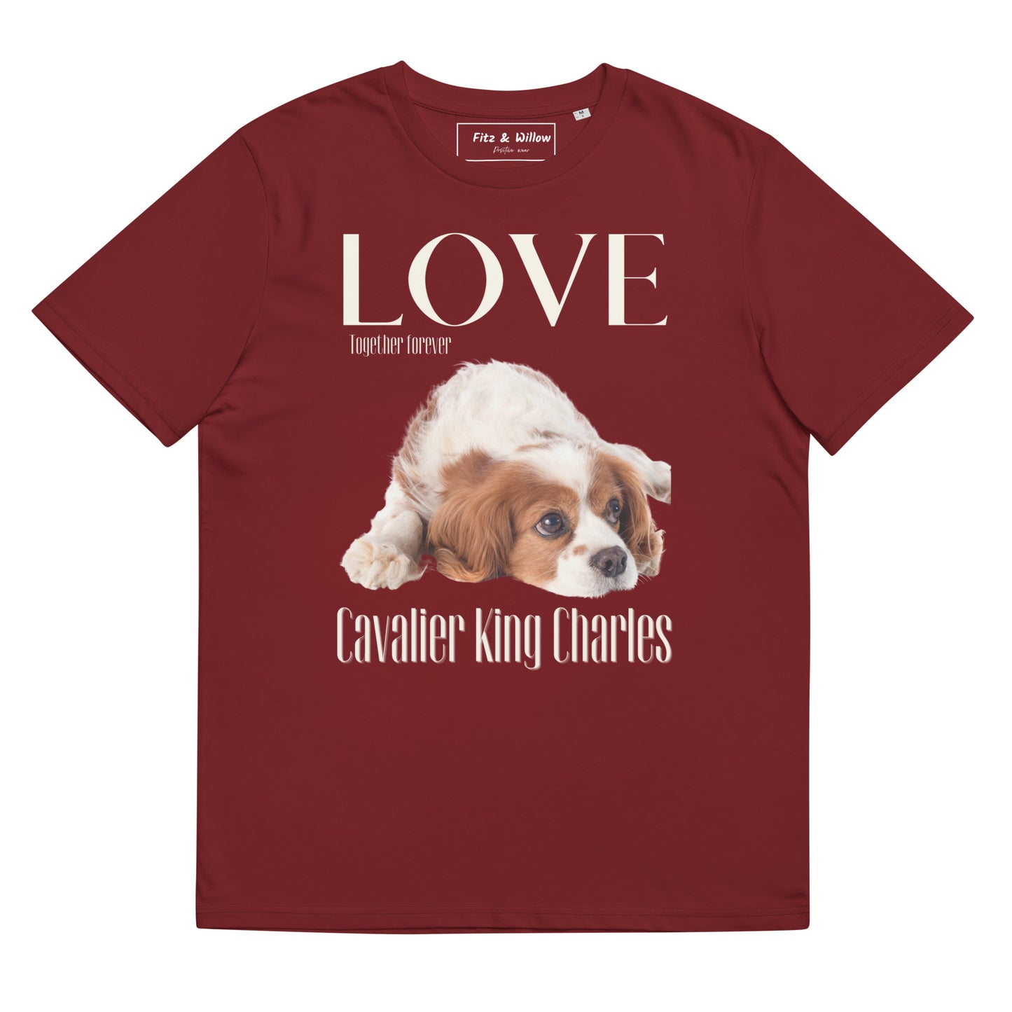 Cavalier King Charles Spaniel sustainable t-shirt - Fitz & Willow