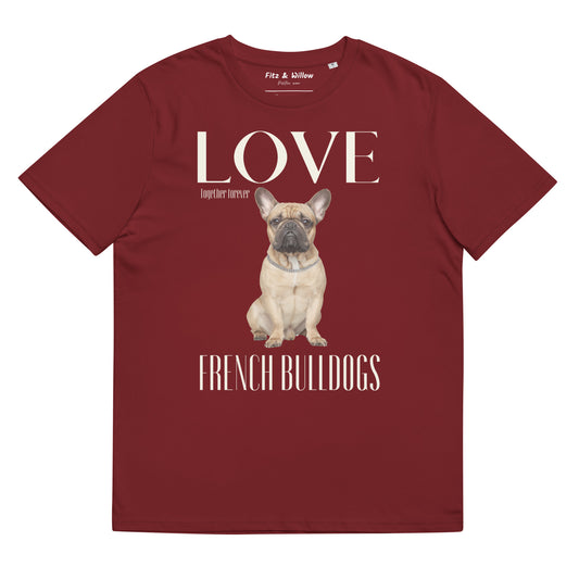 French Bulldog lovers, organic cotton t-shirt - Fitz & Willow