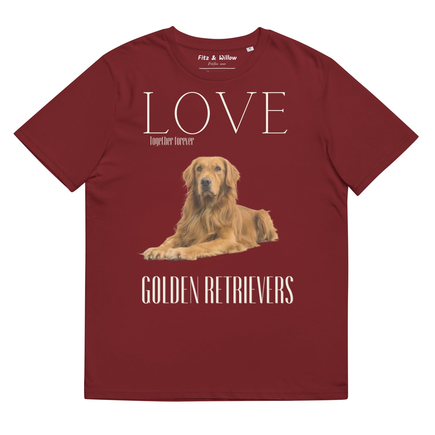 Golden Retriever lovers organic t-shirt - Fitz & Willow