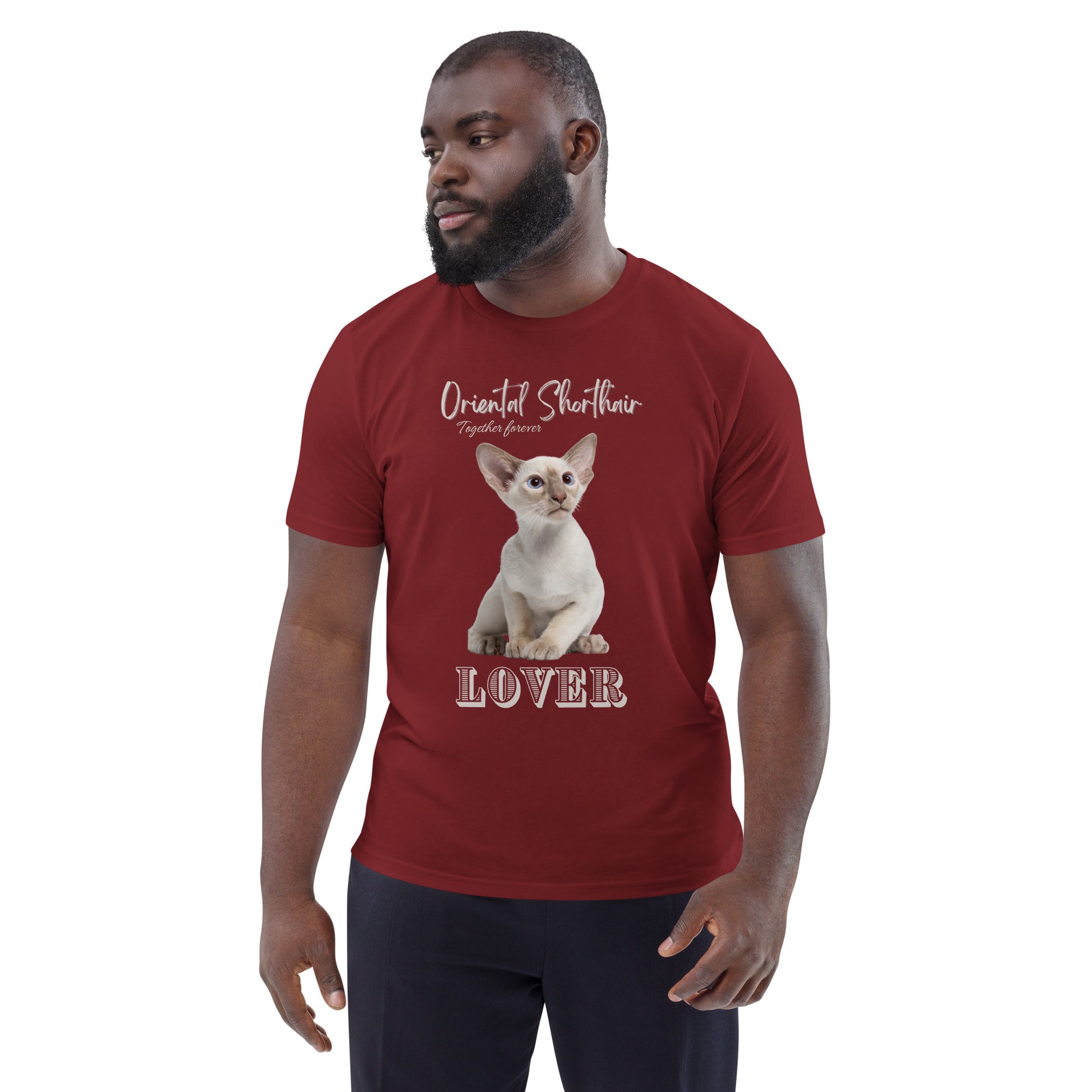 Oriental shorthair cat, unisex organic t-shirt - Fitz & Willow