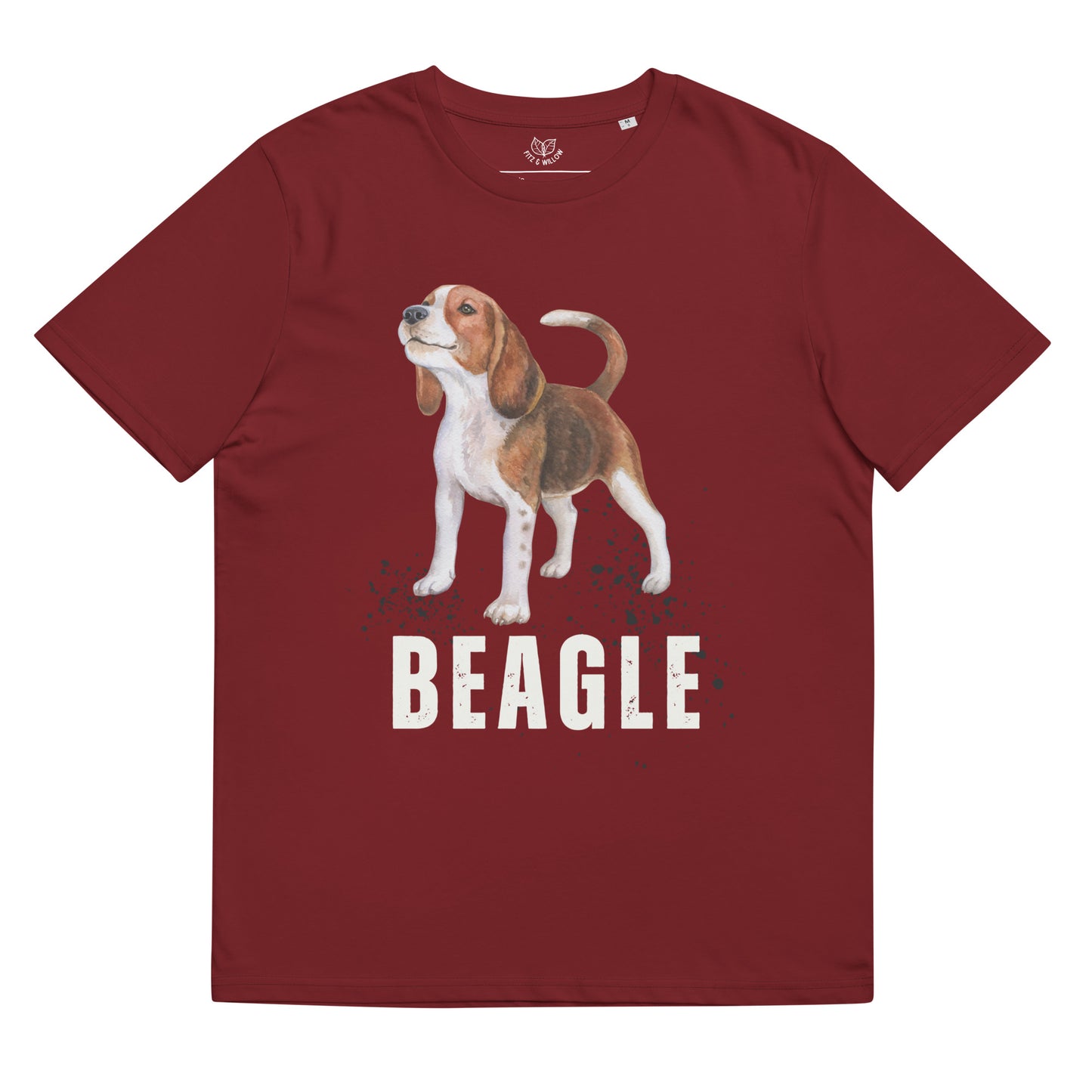 Beagle Love, Unisex organic t-shirt - Fitz & Willow