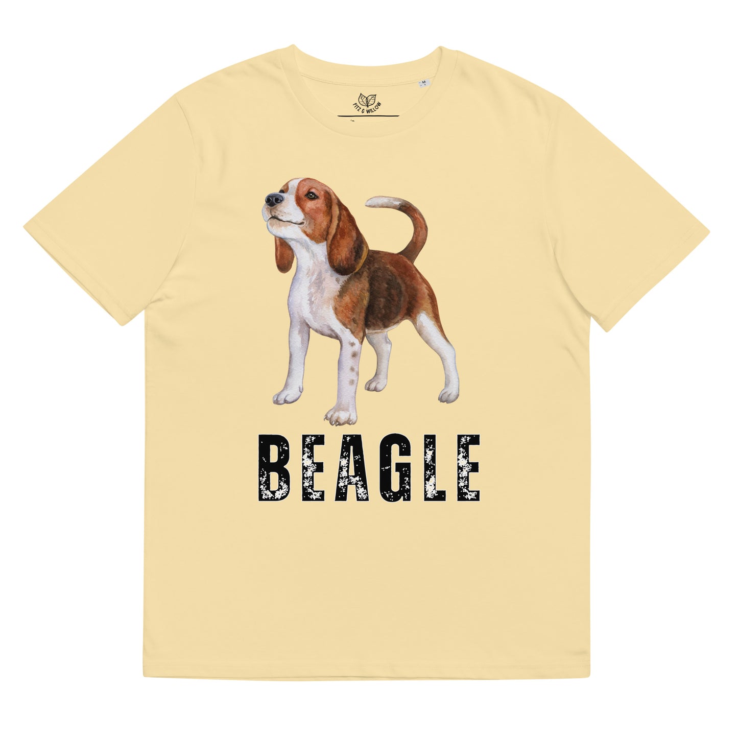 Beagle Love, Unisex organic t-shirt - Fitz & Willow