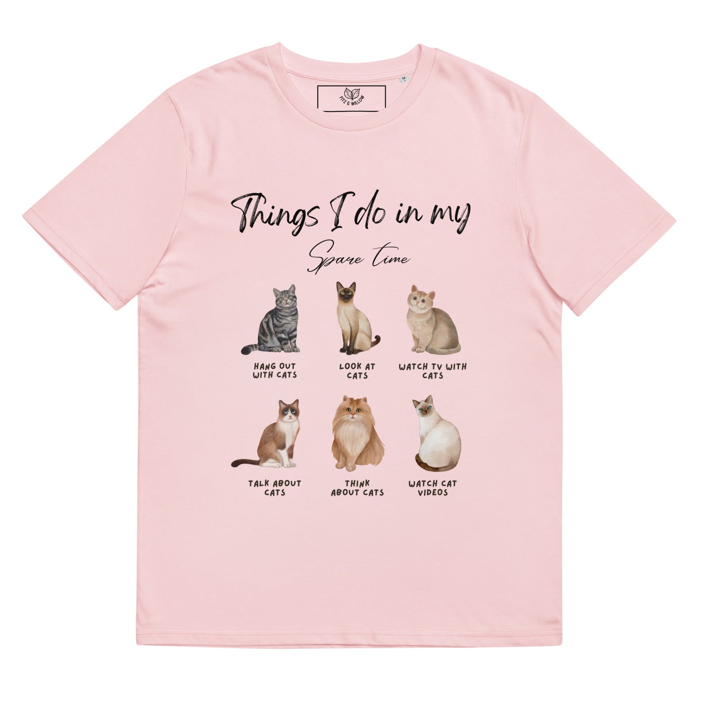 Felines, Unisex organic cotton t-shirt - Fitz & Willow