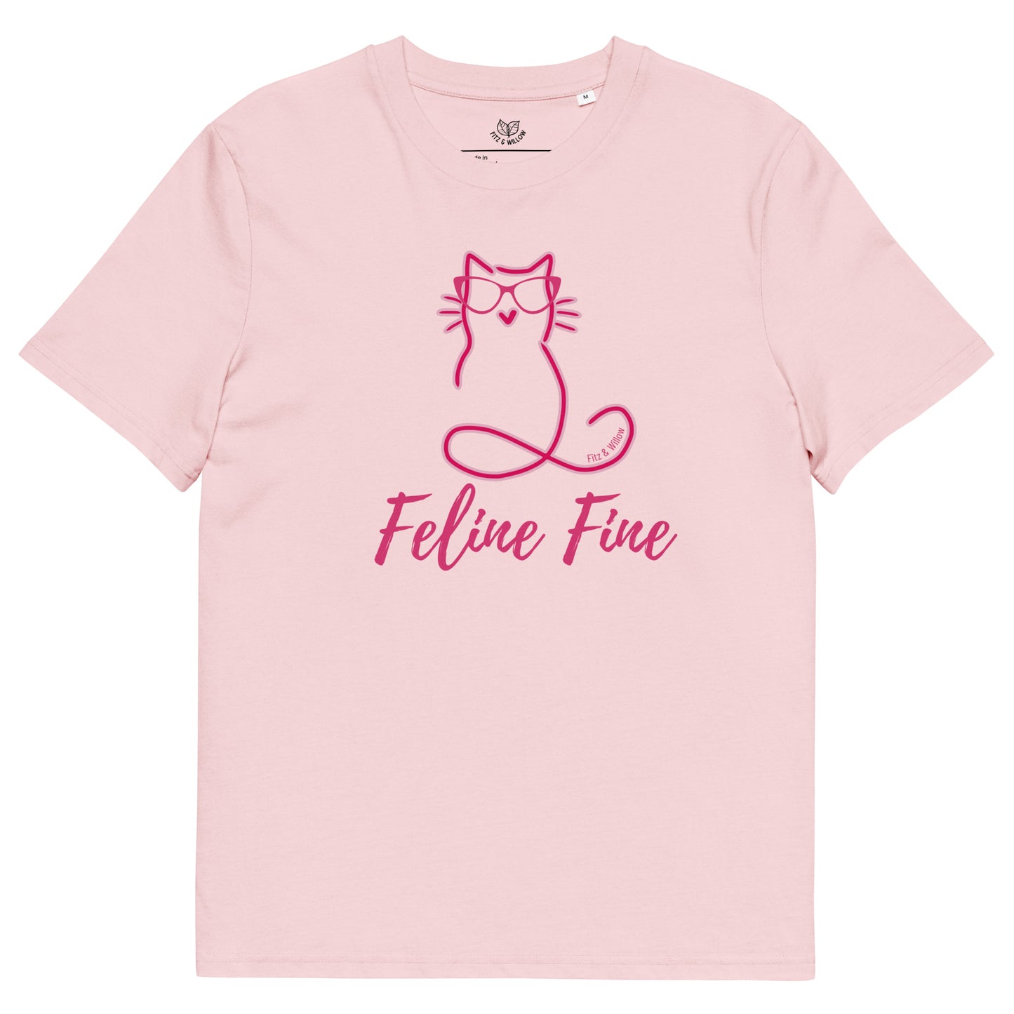 Feline Fine. organic cotton t-shirt - Fitz & Willow