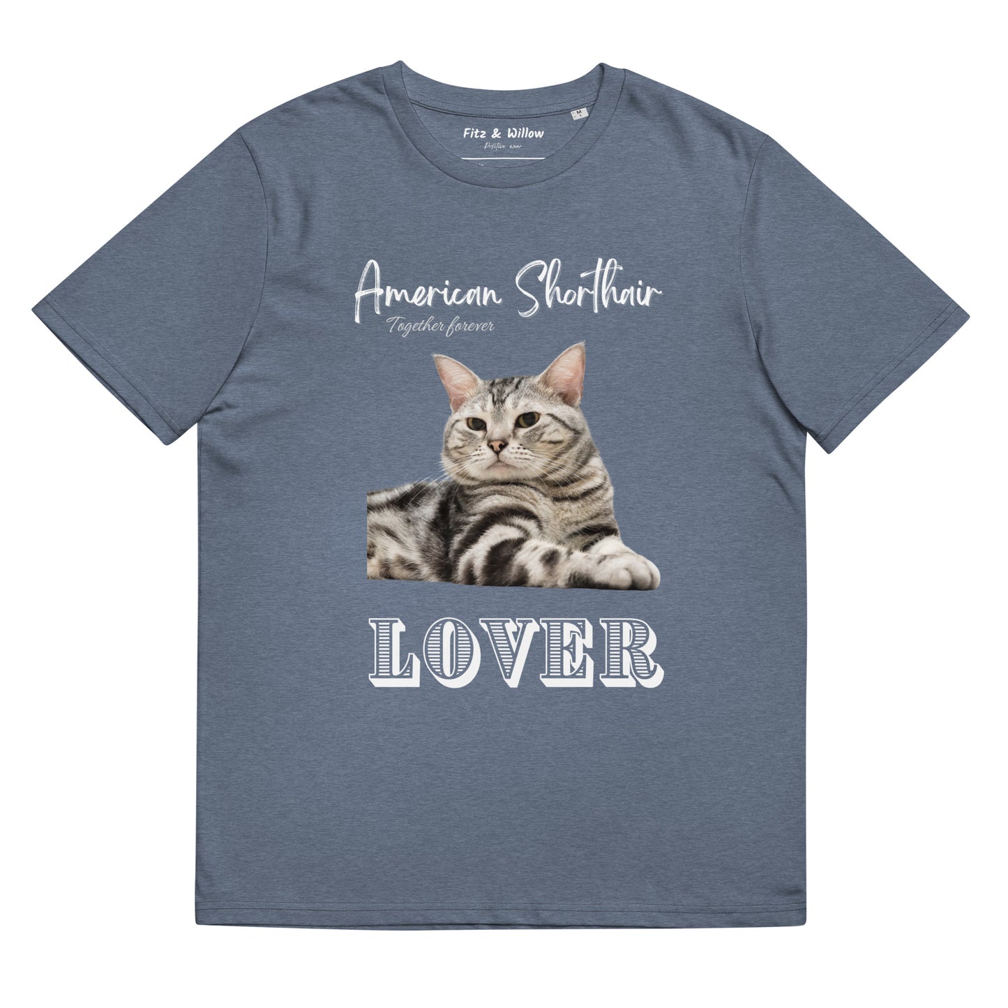 American Shorthair Cat Lovers Eco-friendly Cat T-shirt - Fitz & Willow