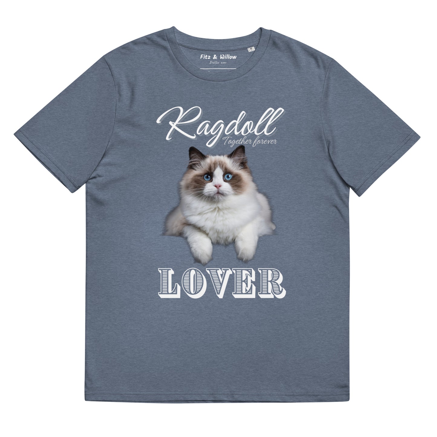 Ragdoll Cat Lovers, sustainable t-shirt - Fitz & Willow