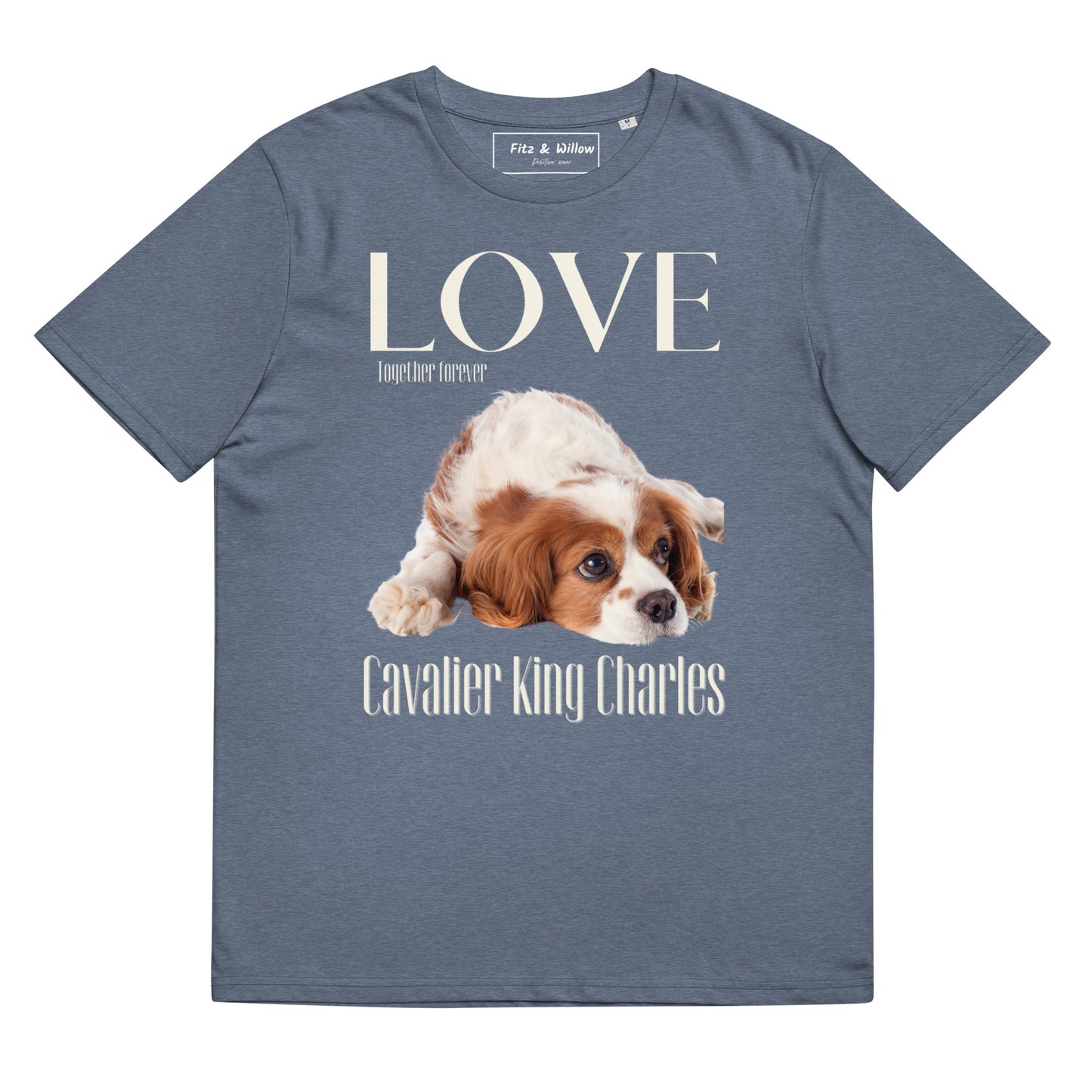 Cavalier King Charles Spaniel sustainable t-shirt - Fitz & Willow