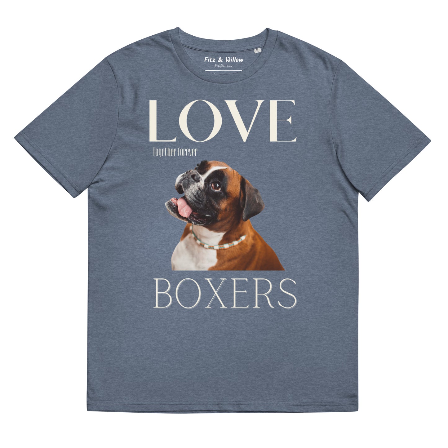 Boxer Dog lovers organic cotton tees - Fitz & Willow