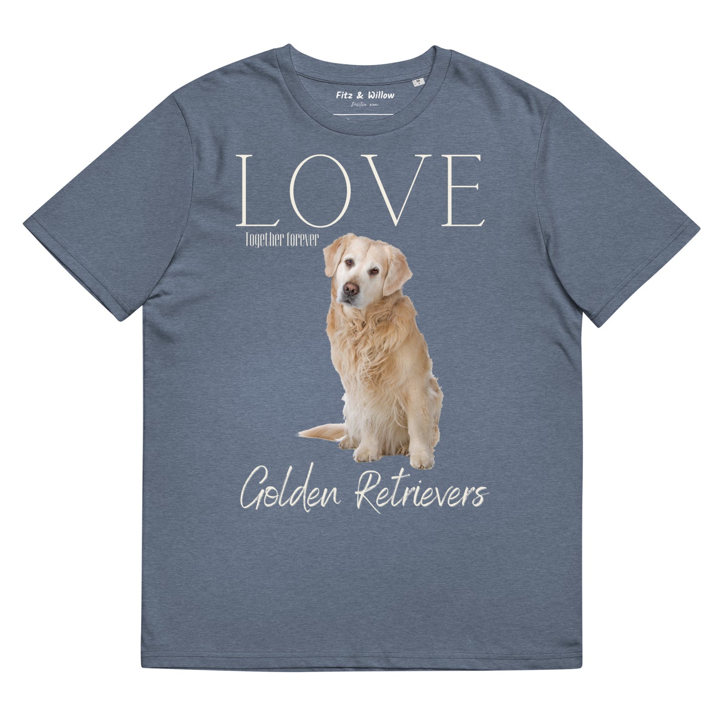 Golden Retriever Lovers, sustainable t-shirt - Fitz & Willow