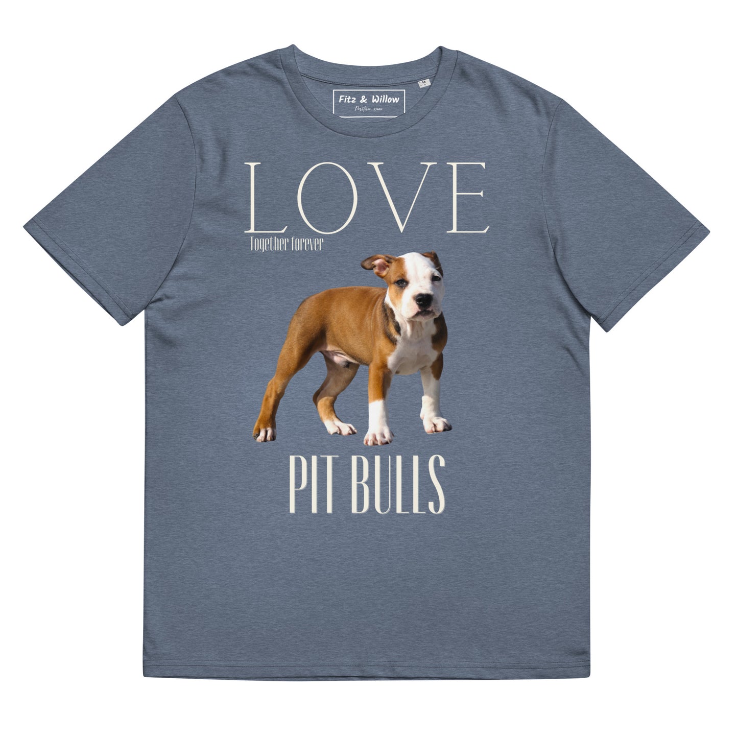 Pit Bulls lovers sustainable t-shirt - Fitz & Willow