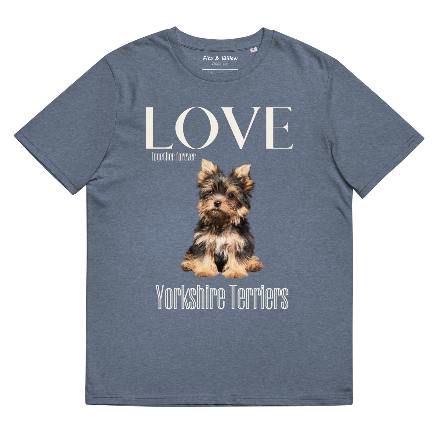 Yorkshire Terrier lovers sustainable t-shirt - Fitz & Willow