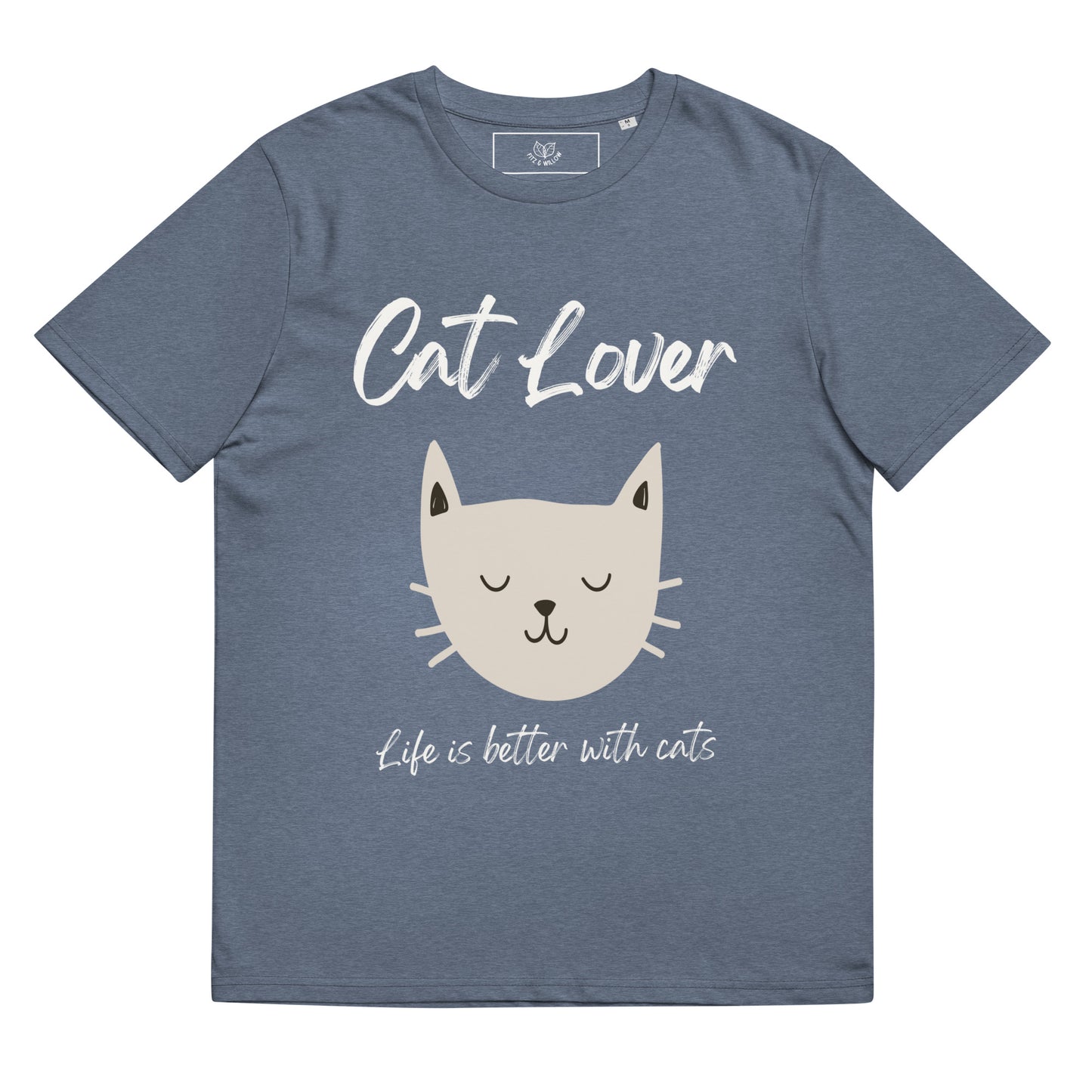 Life with Cats, Unisex organic cotton t-shirt - Fitz & Willow