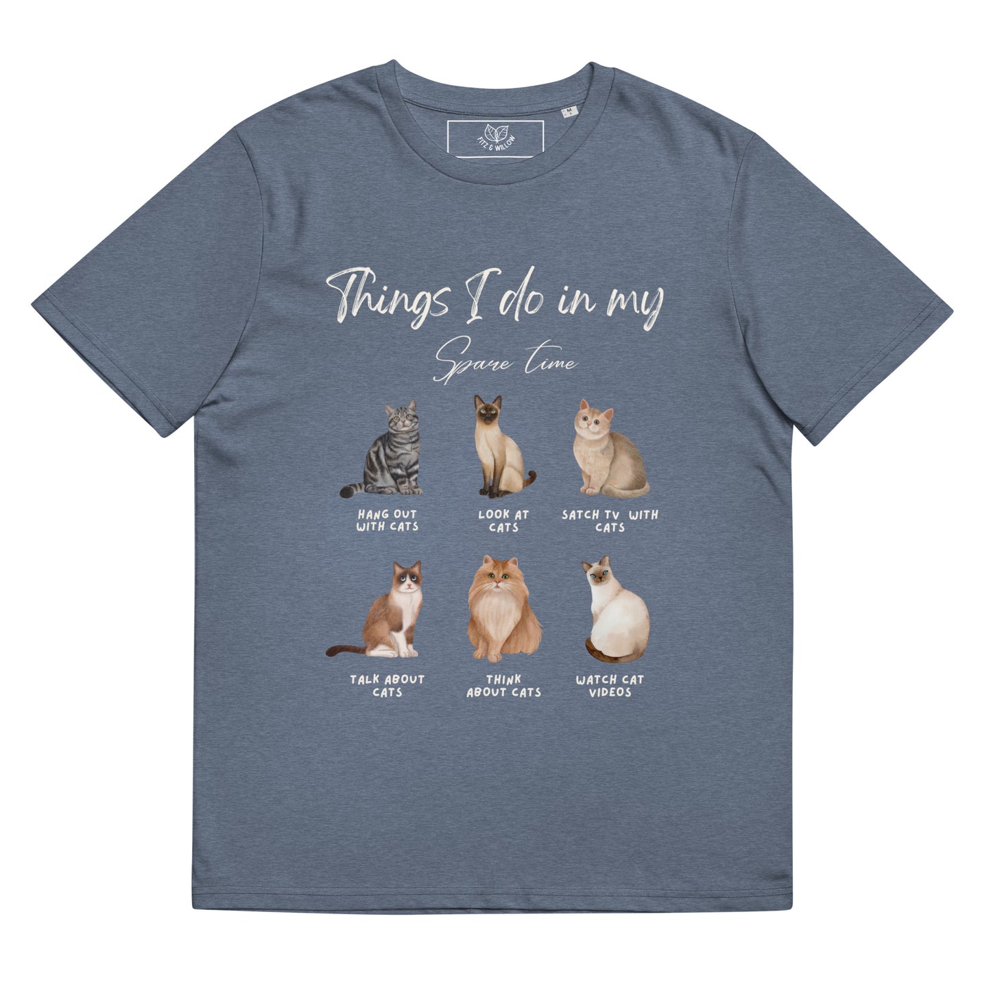 Felines, Unisex organic cotton t-shirt - Fitz & Willow