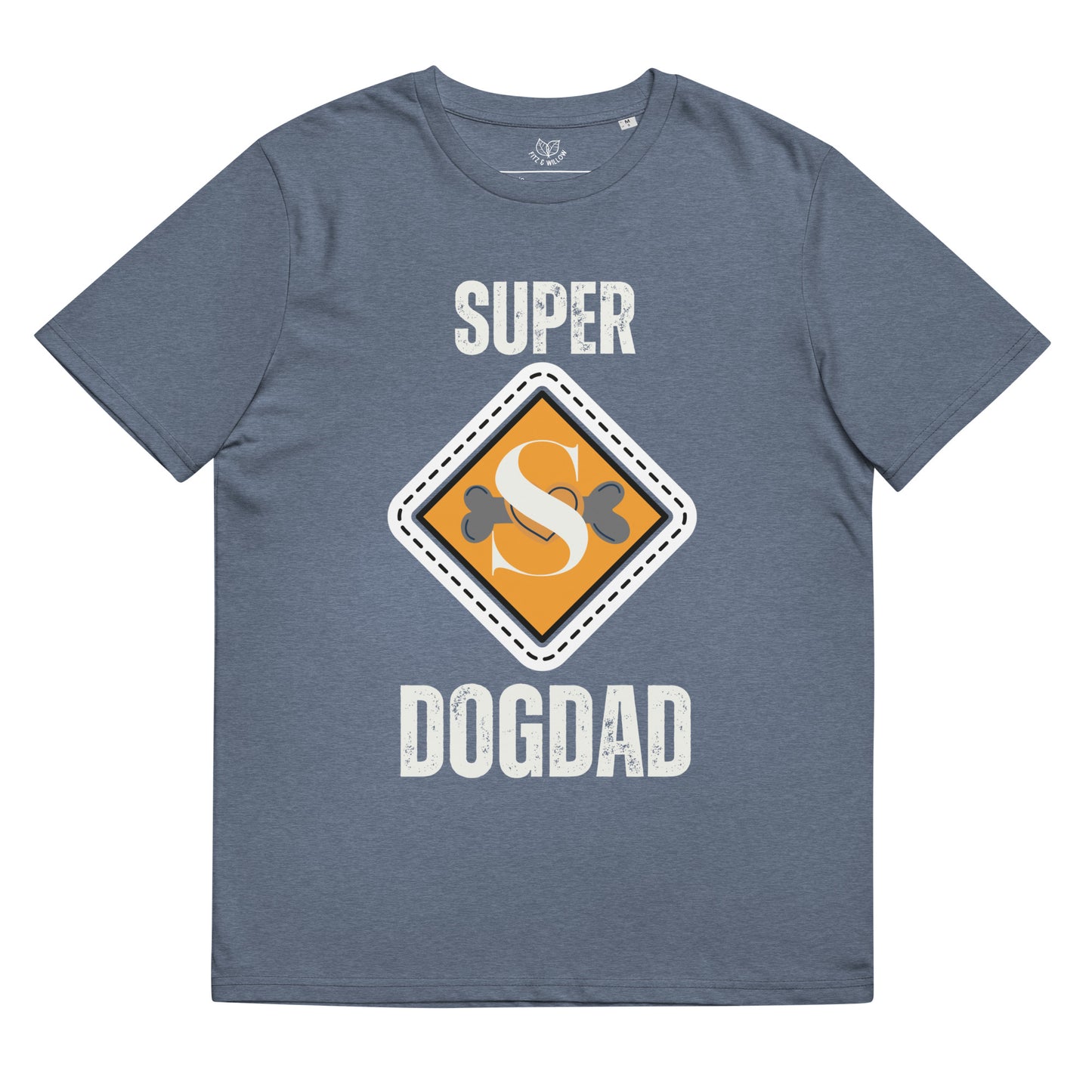 Super Dog Dad, Unisex organic t-shirt - Fitz & Willow