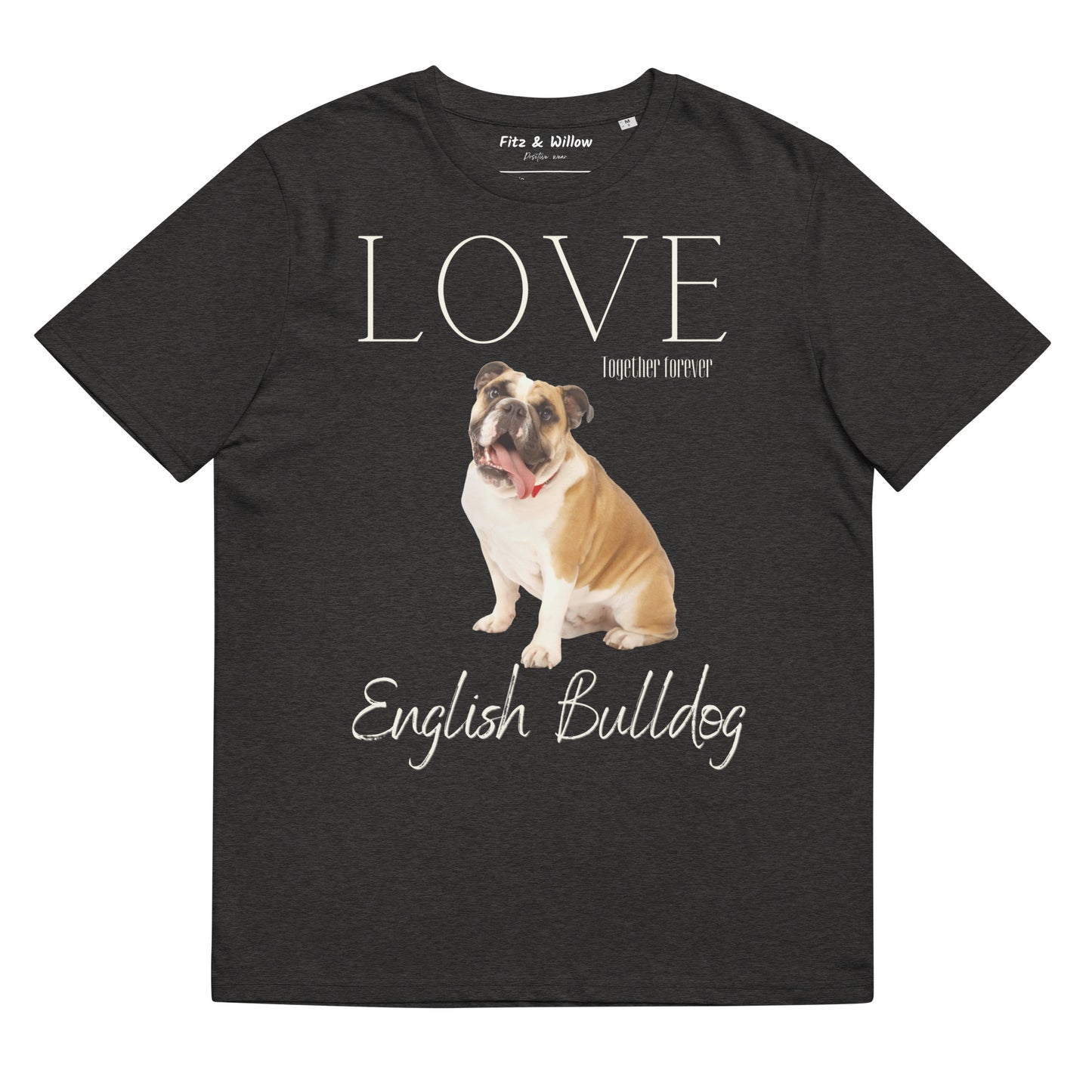 English Bulldog Lovers, sustainable t-shirt - Fitz & Willow