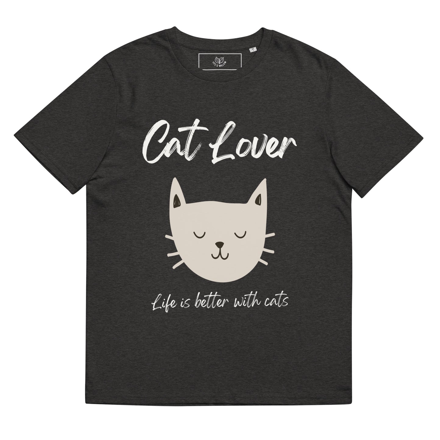 Life with Cats, Unisex organic cotton t-shirt - Fitz & Willow