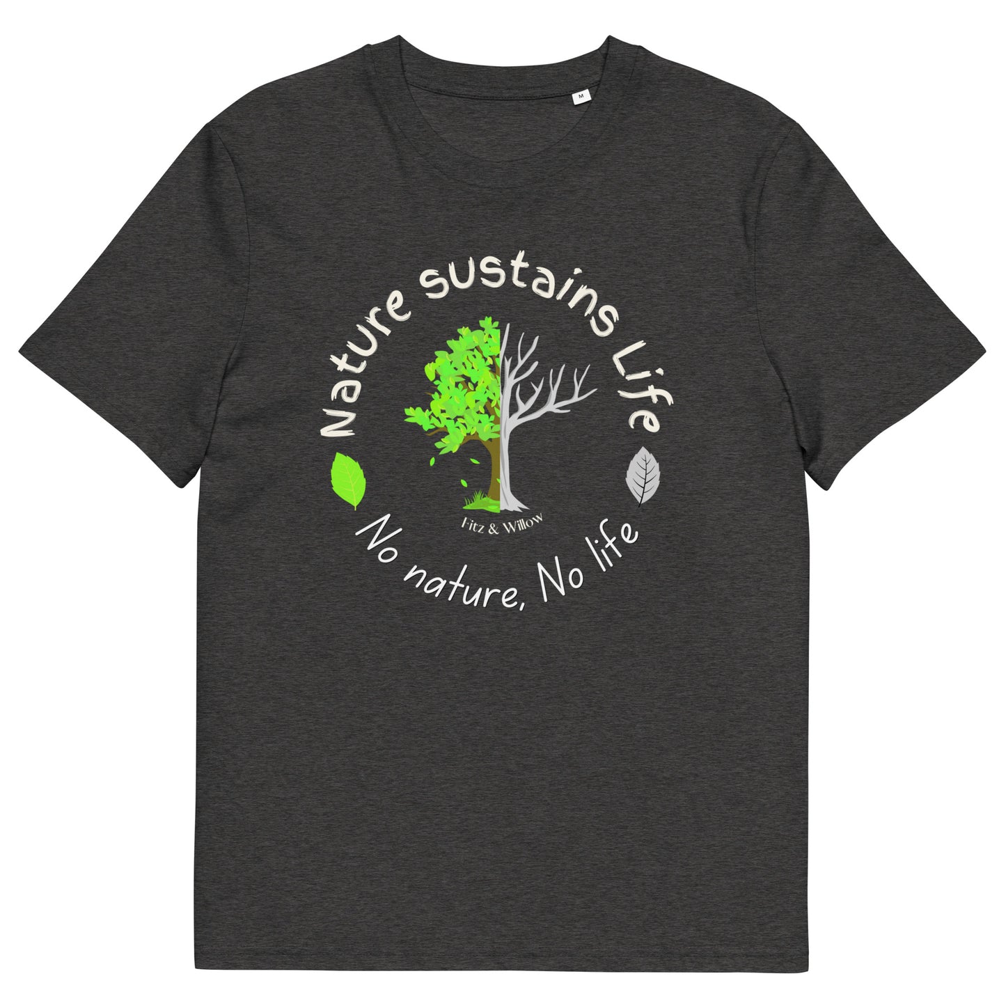 Nature is Life, Unisex organic cotton t-shirt - Fitz & Willow