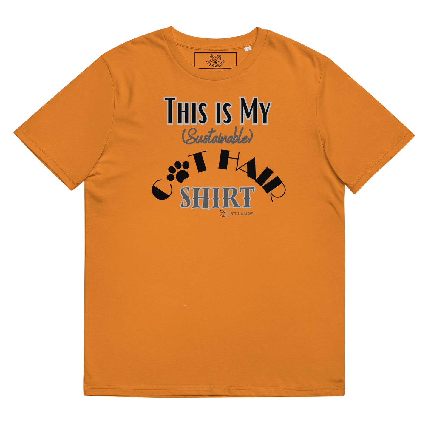 Cat Fur, unisex cat themed sustainable t-shirt - Fitz & Willow