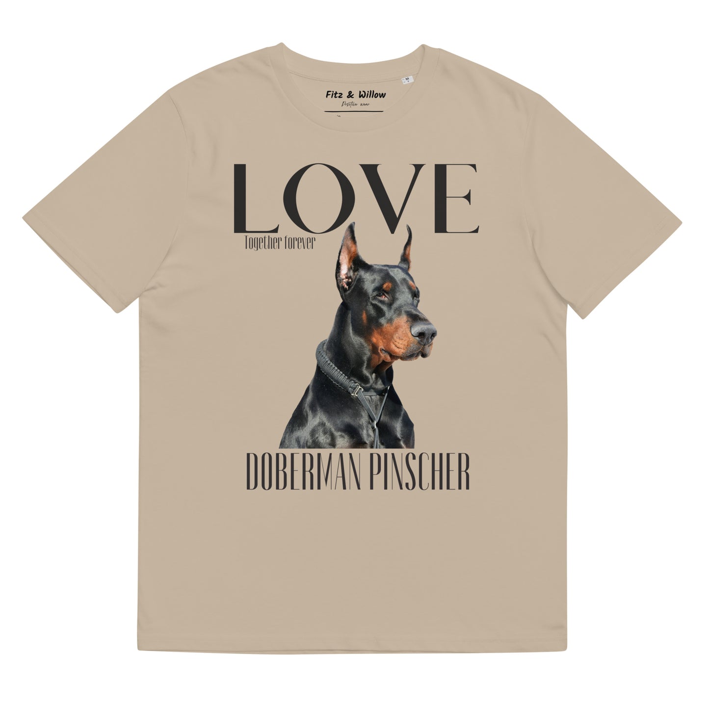 Doberman Lovers organic t-shirt - Fitz & Willow