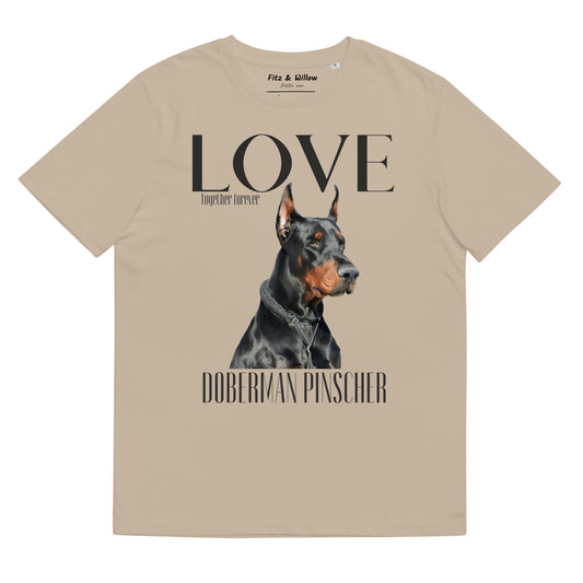 Doberman Lovers organic t-shirt - Fitz & Willow