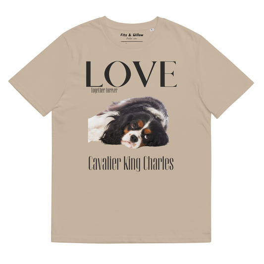 Cavalier King Charles Spaniel organic cotton tee - Fitz & Willow