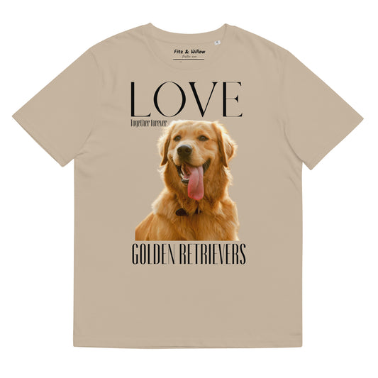 Golden Retriever organic t-shirt - Fitz & Willow