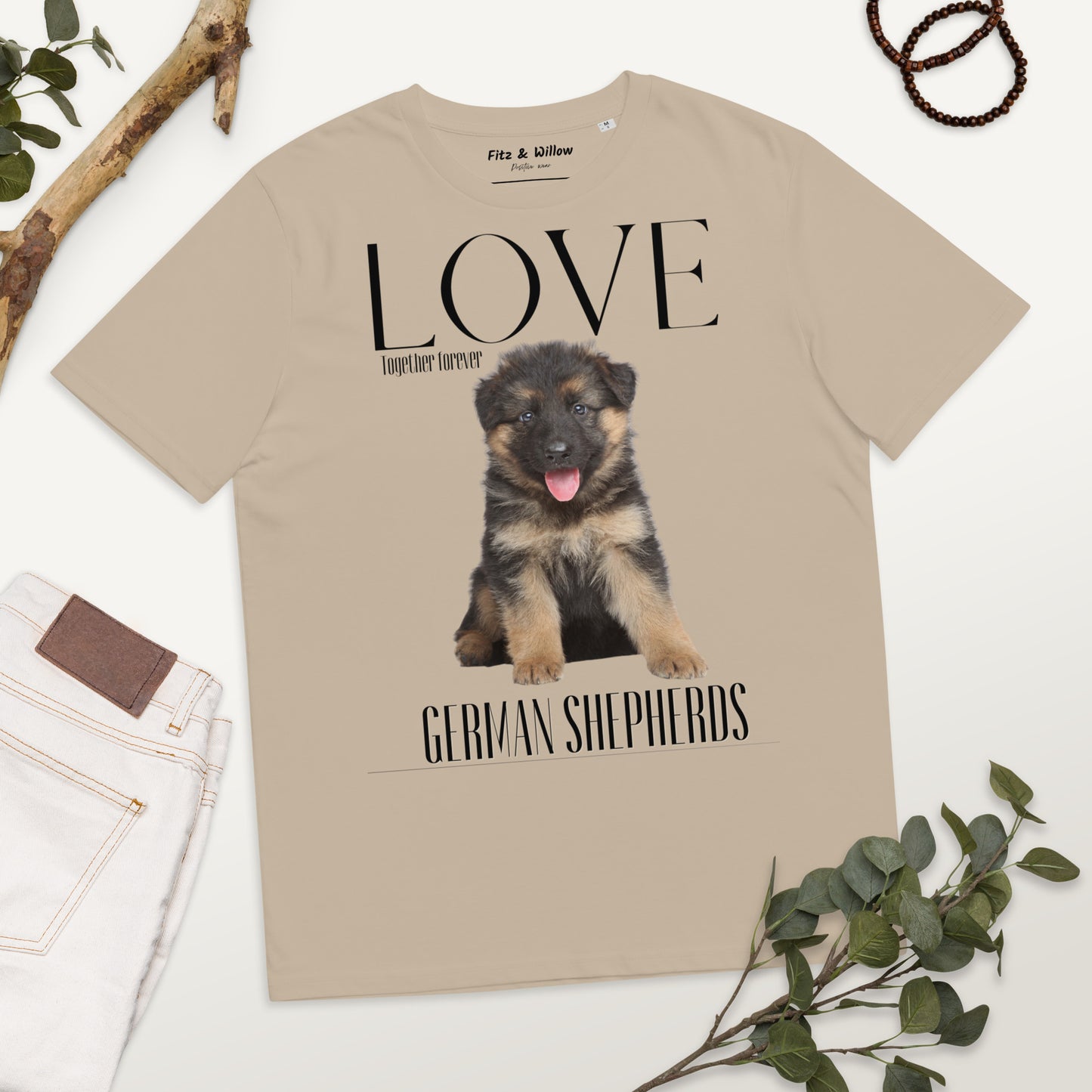 German Shepherd  Unisex t-shirt - Fitz & Willow