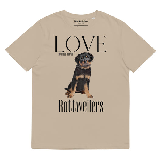 Rottweiler lovers sustainable t-shirt - Fitz & Willow