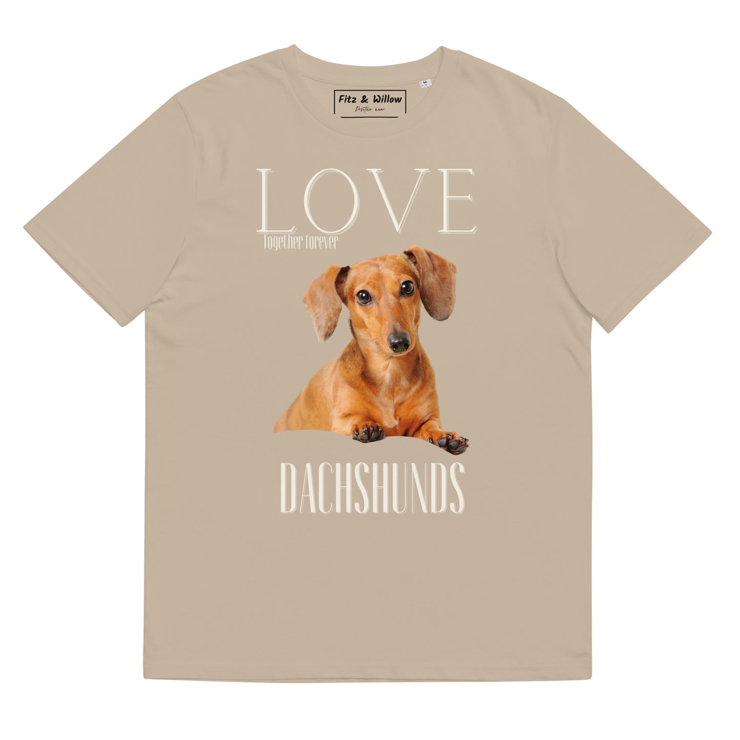 Dachshunds lovers organic cotton t-shirt - Fitz & Willow