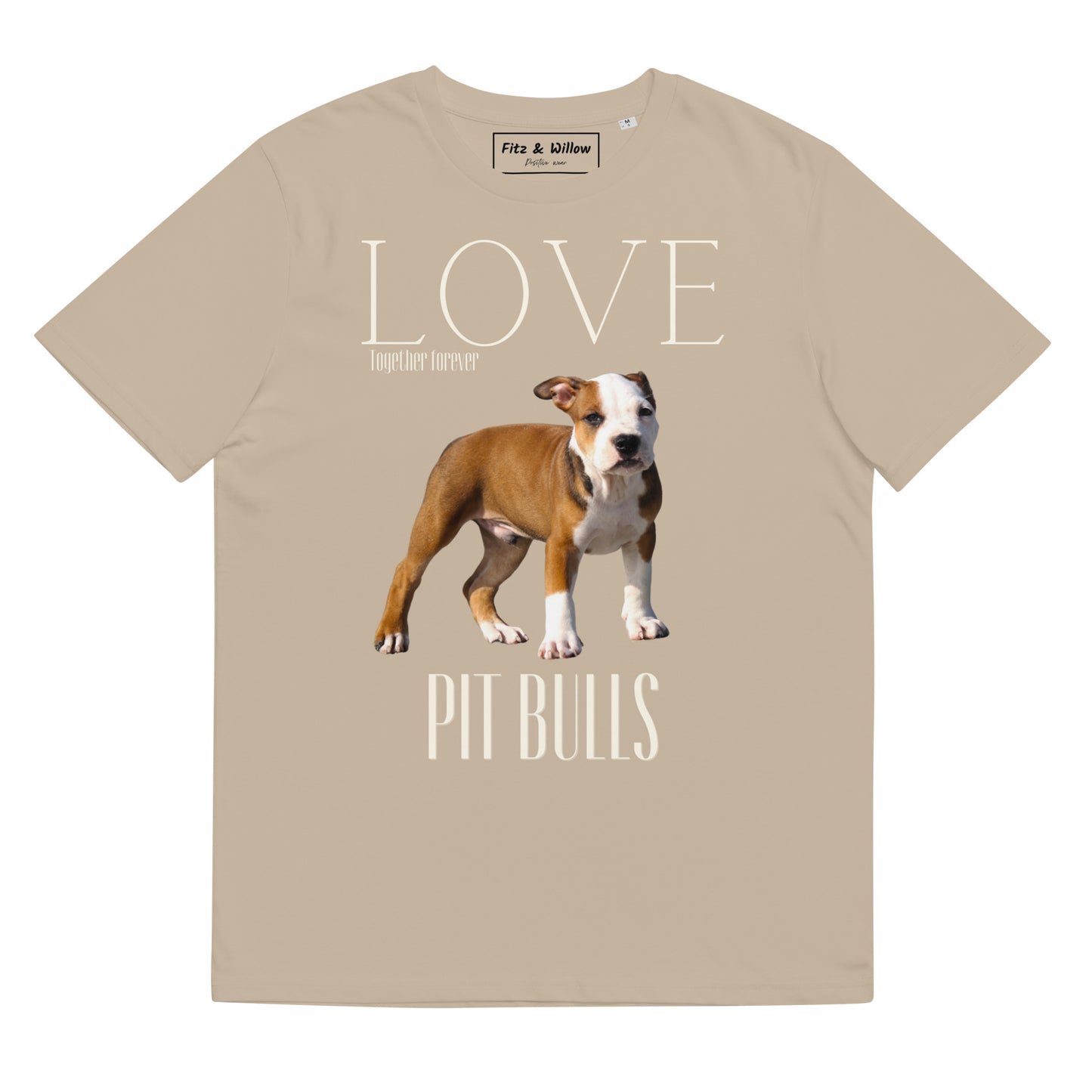 Pit Bulls lovers sustainable t-shirt - Fitz & Willow