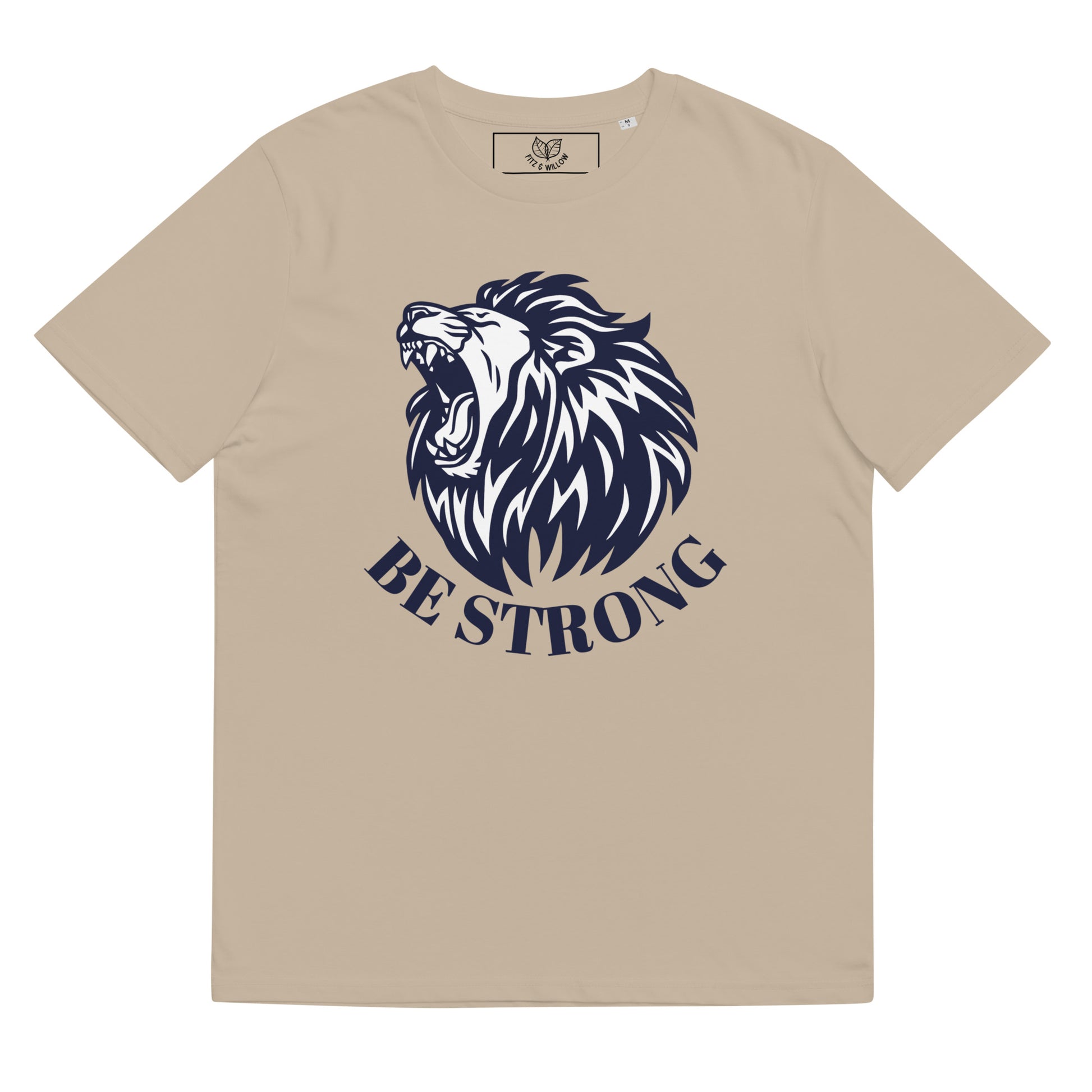 Lion Strong, Unisex organic cotton t-shirt - Fitz & Willow