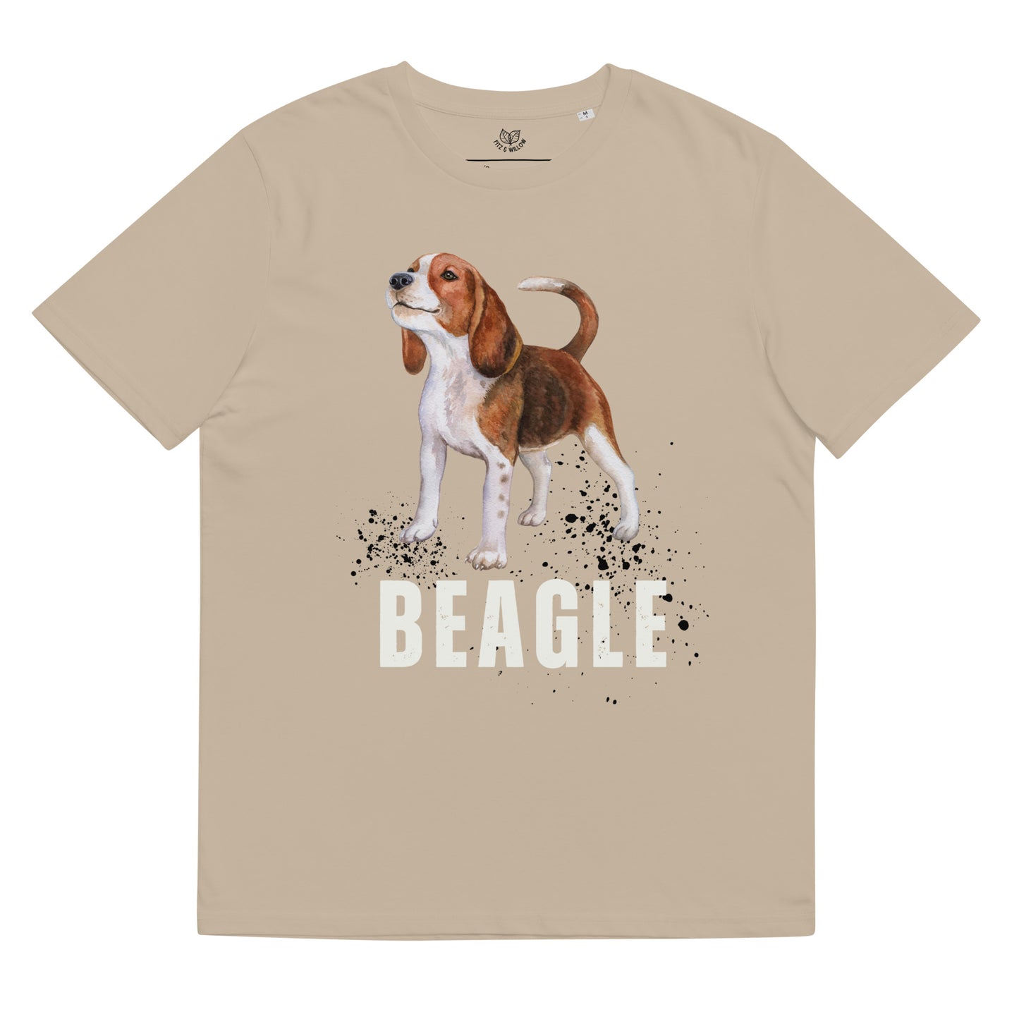 Beagle Love, Unisex organic t-shirt - Fitz & Willow