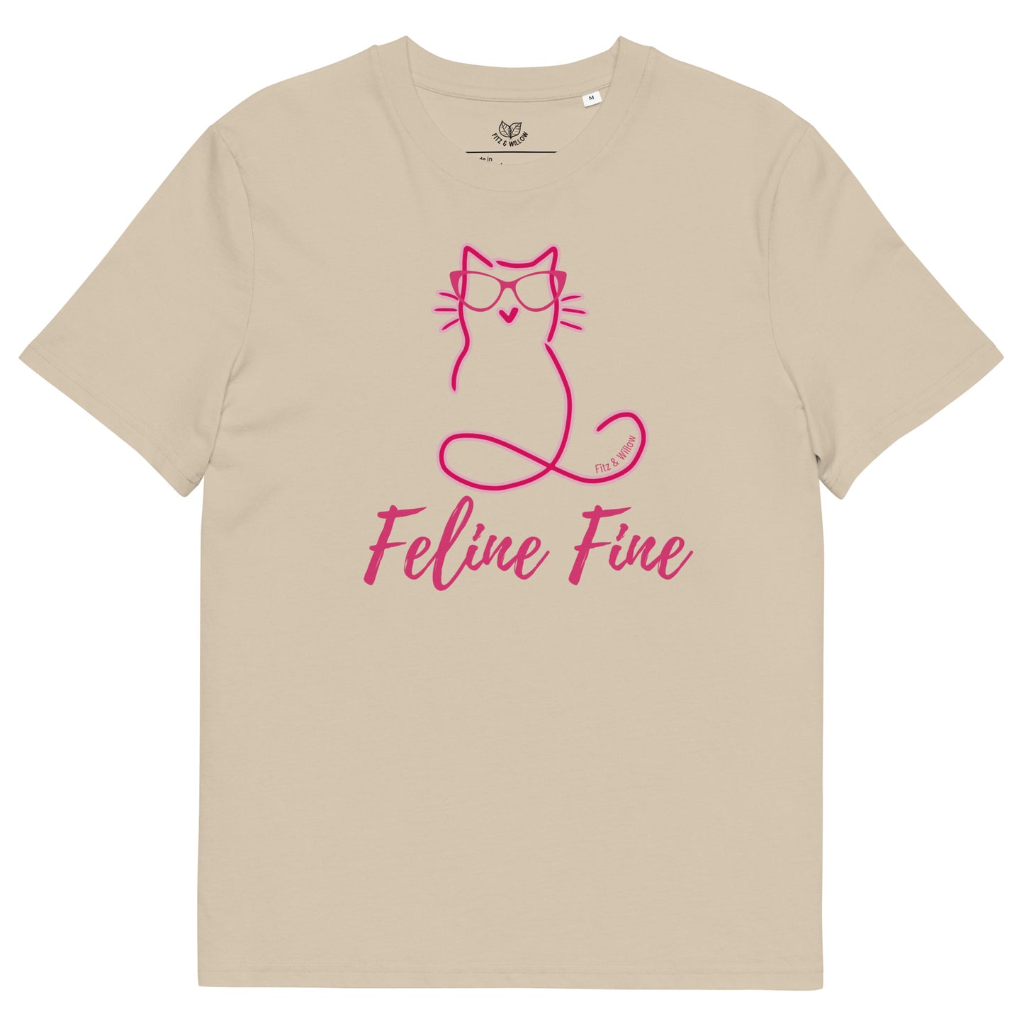 Feline Fine. organic cotton t-shirt - Fitz & Willow