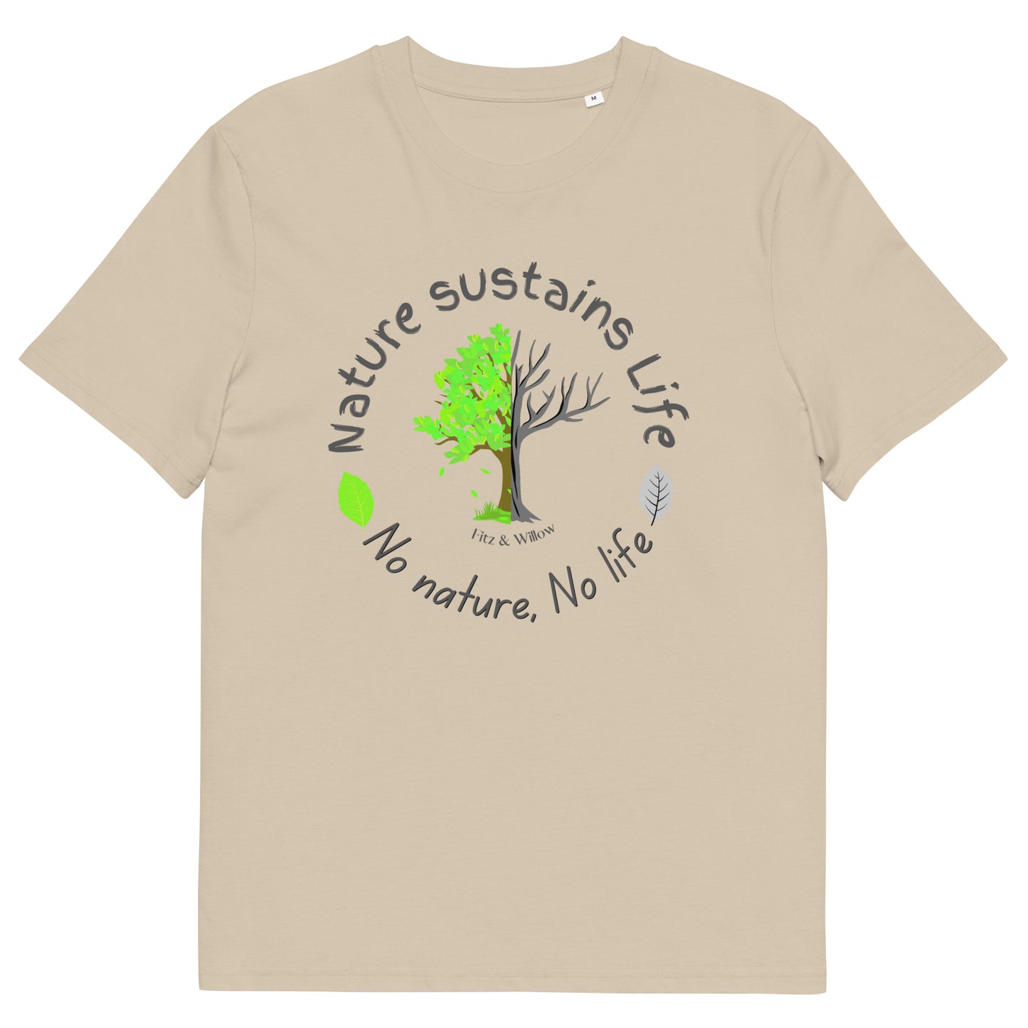 Nature is Life, Unisex organic cotton t-shirt - Fitz & Willow