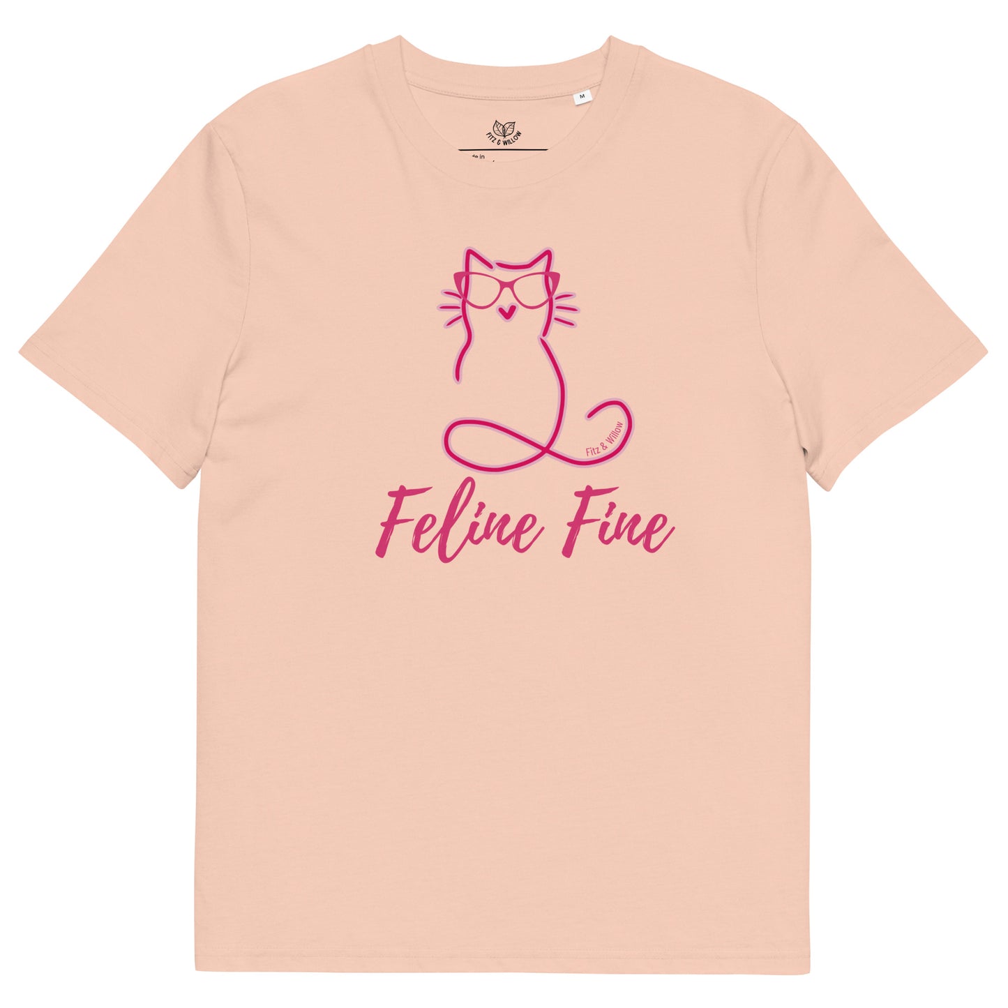 Feline Fine. organic cotton t-shirt - Fitz & Willow