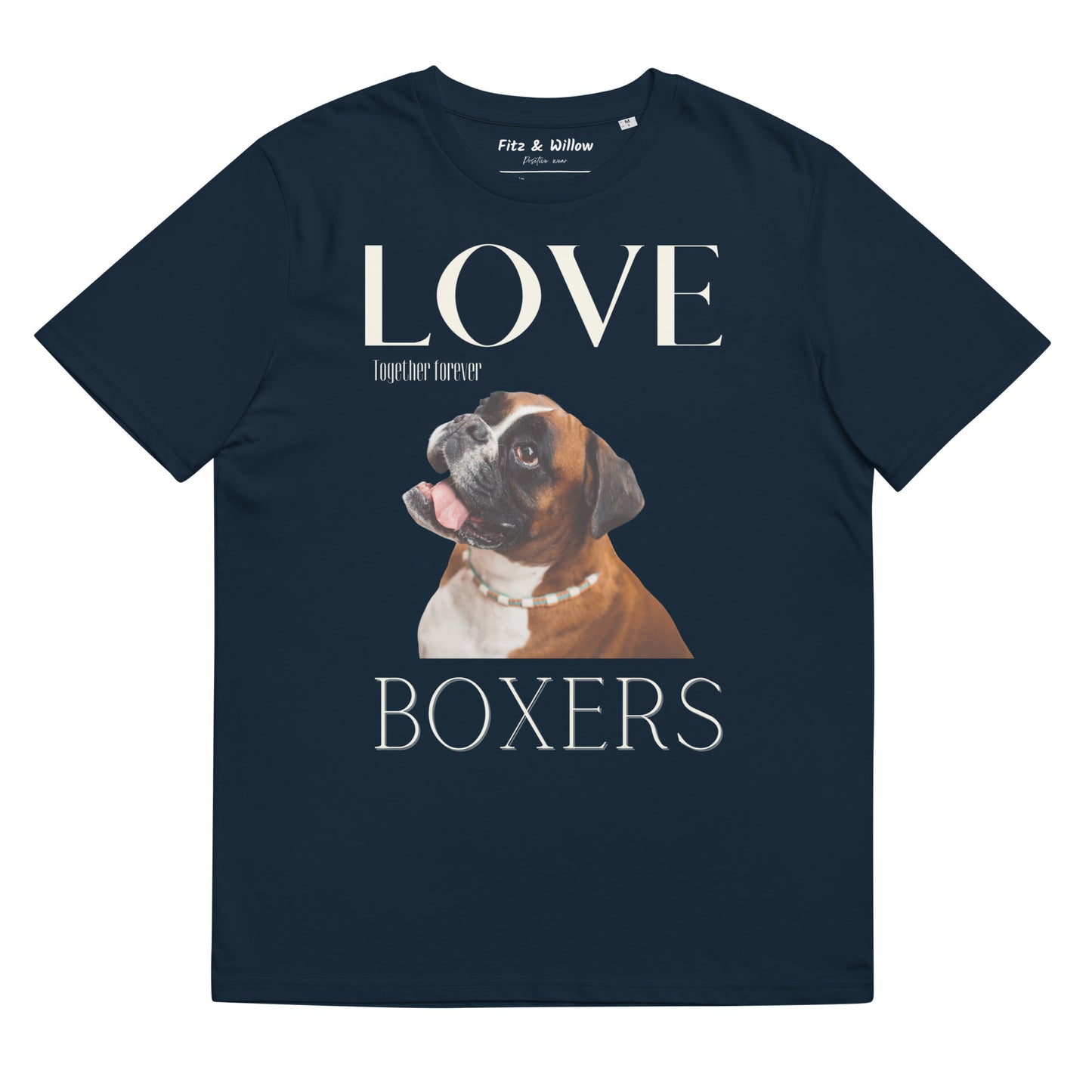 Boxer Dog lovers organic cotton tees - Fitz & Willow