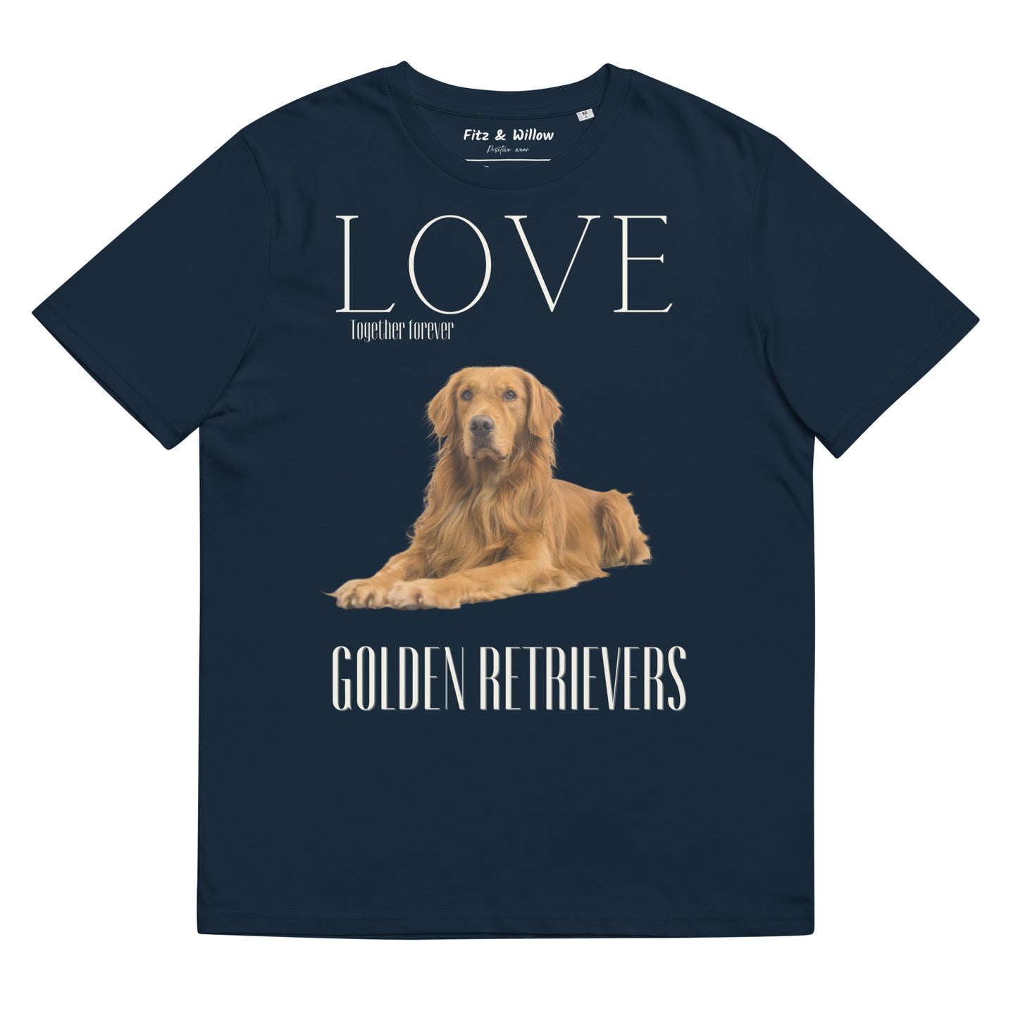 Golden Retriever lovers organic t-shirt - Fitz & Willow