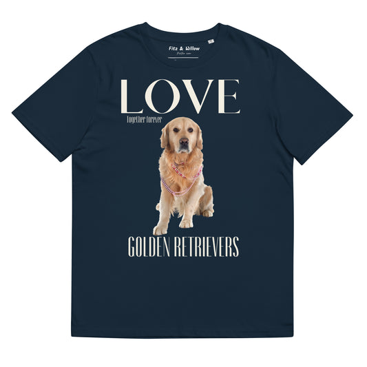 Golden Retriever organic cotton t-shirt - Fitz & Willow