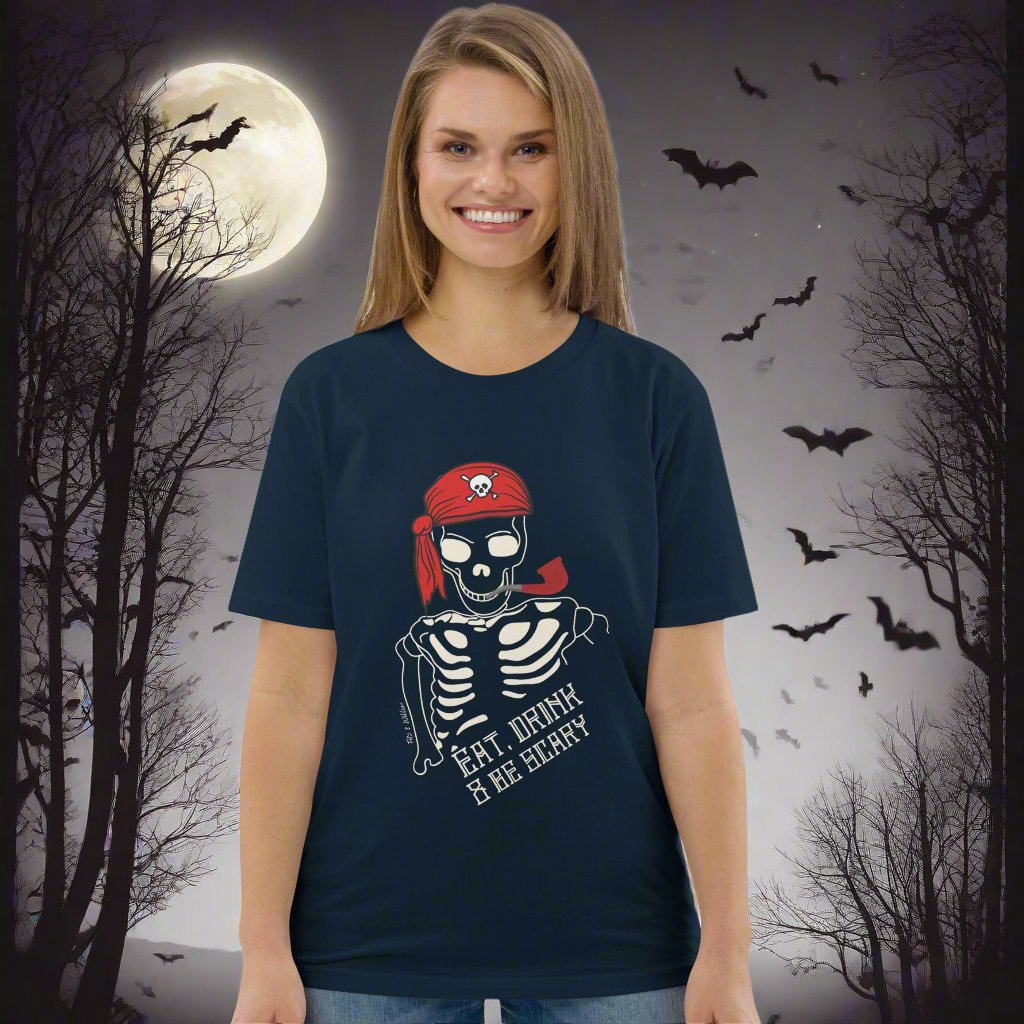 Halloween sustainable t-shirt, Scary - Fitz & Willow