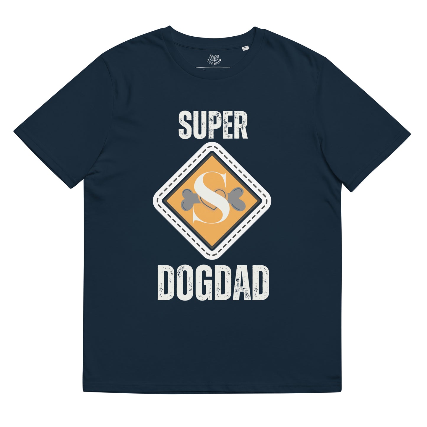 Super Dog Dad, Unisex organic t-shirt - Fitz & Willow