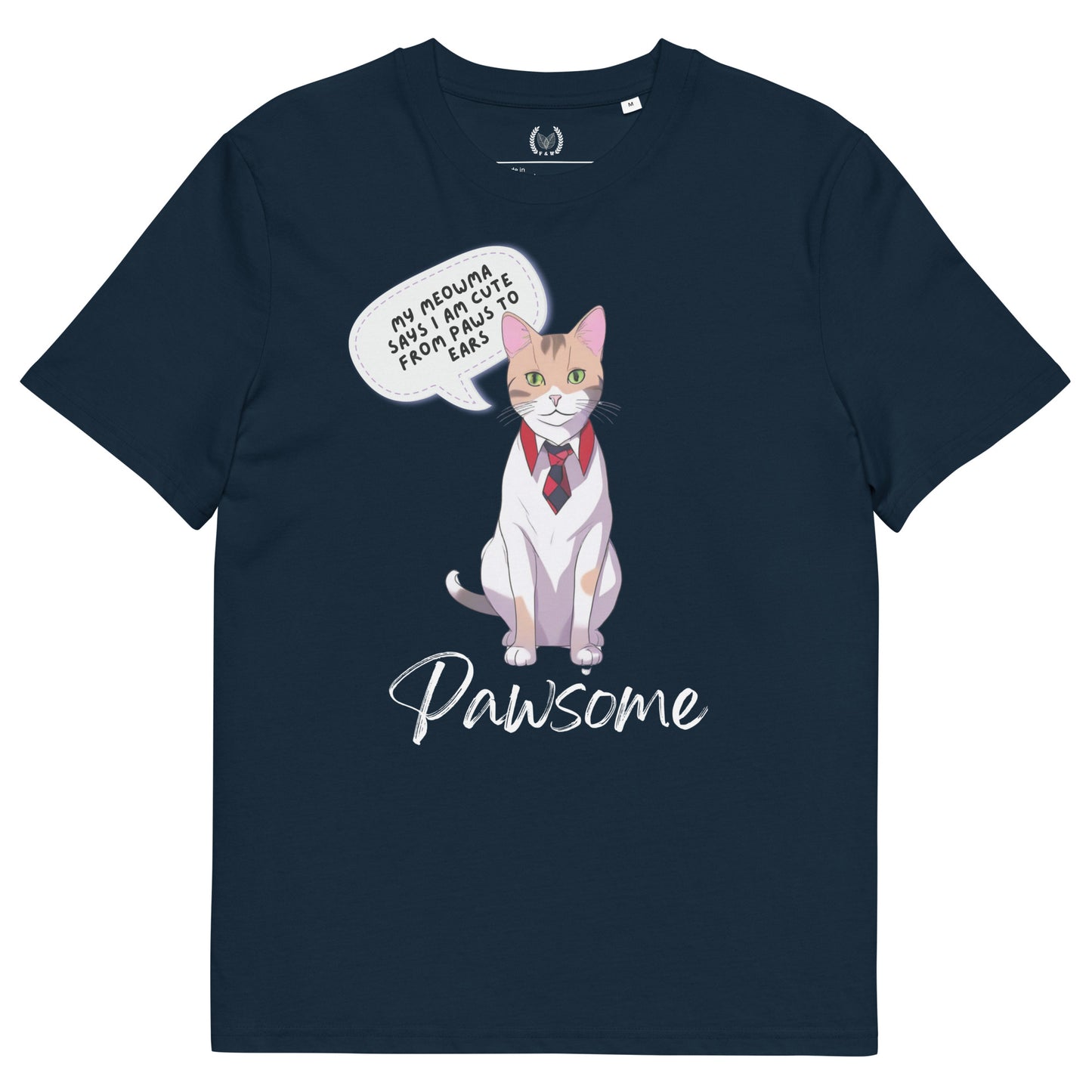 Pawsome Cats, organic cotton t-shirt - Fitz & Willow