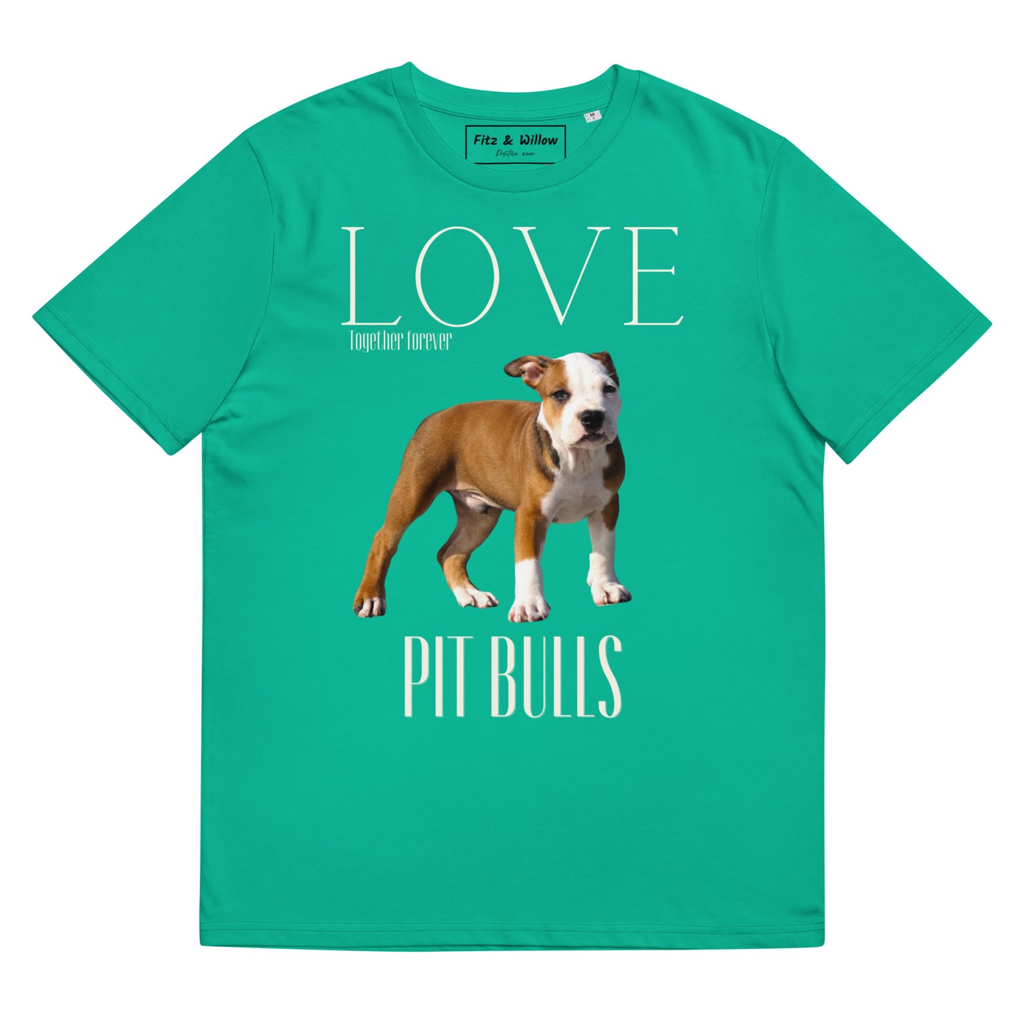 Pit Bulls lovers sustainable t-shirt - Fitz & Willow