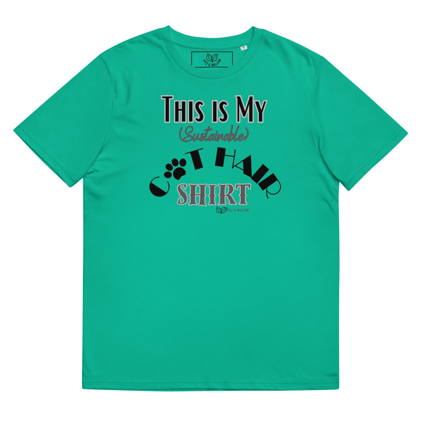 Cat Fur, unisex cat themed sustainable t-shirt - Fitz & Willow