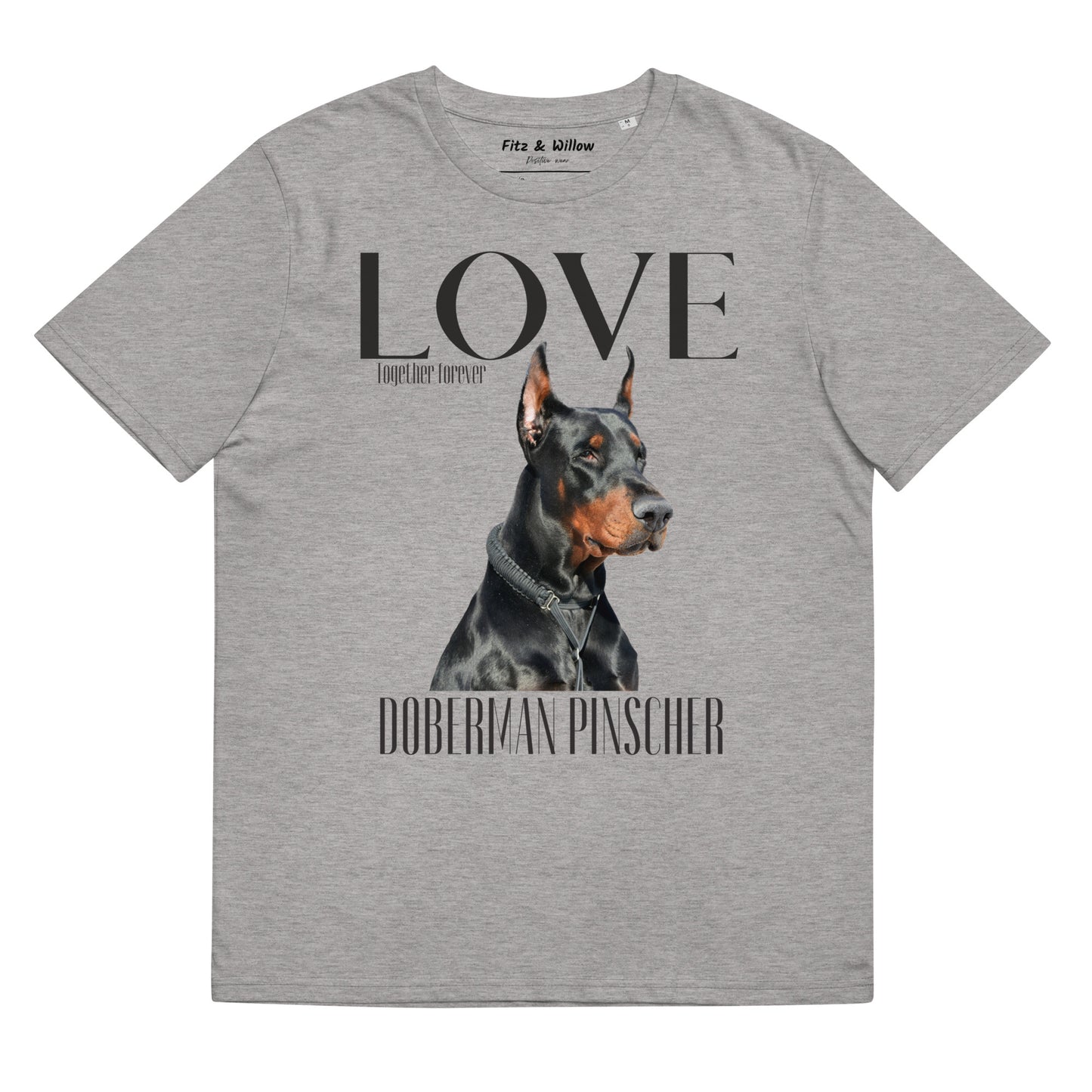 Doberman Lovers organic t-shirt - Fitz & Willow