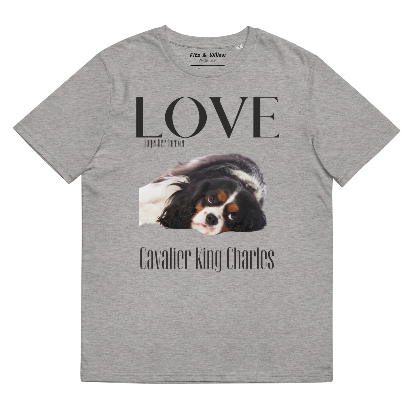 Cavalier King Charles Spaniel organic cotton tee - Fitz & Willow