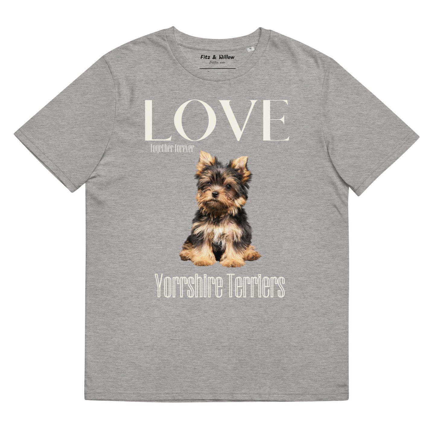 Yorkshire Terrier lovers sustainable t-shirt - Fitz & Willow