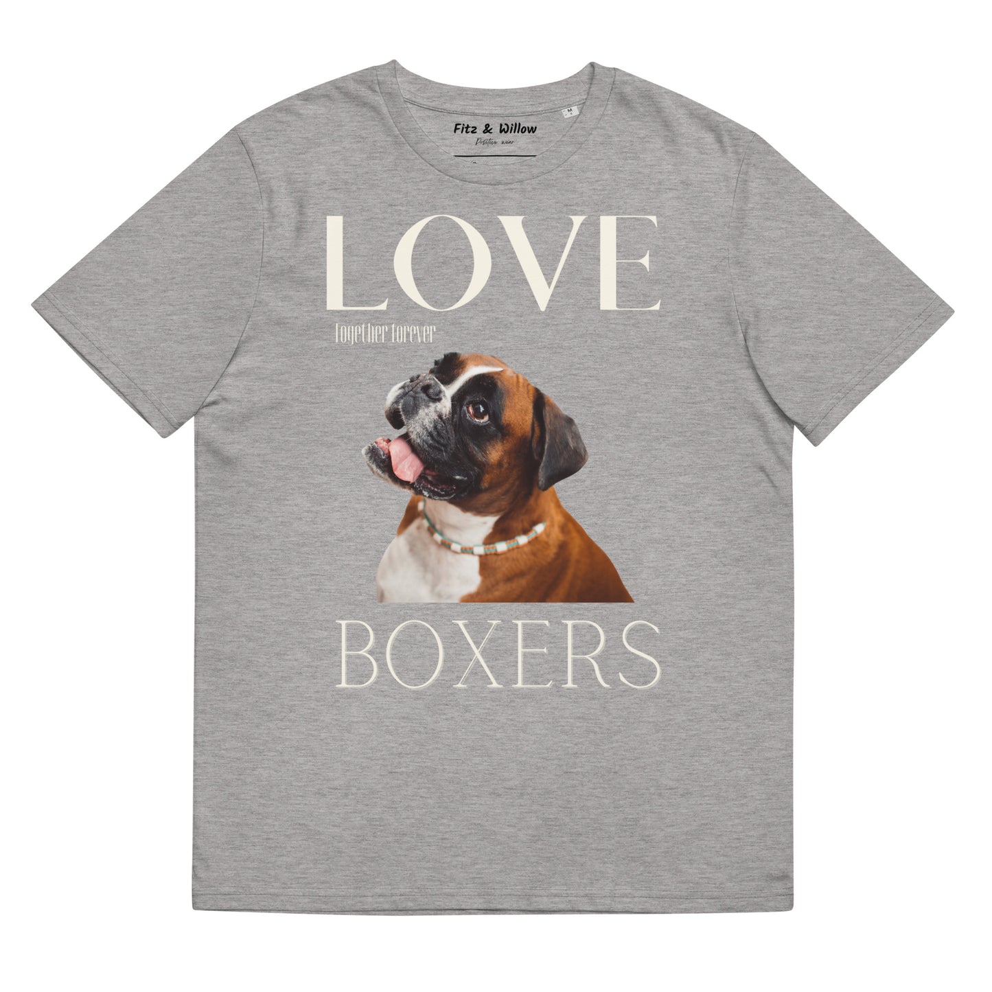 Boxer Dog lovers organic cotton tees - Fitz & Willow