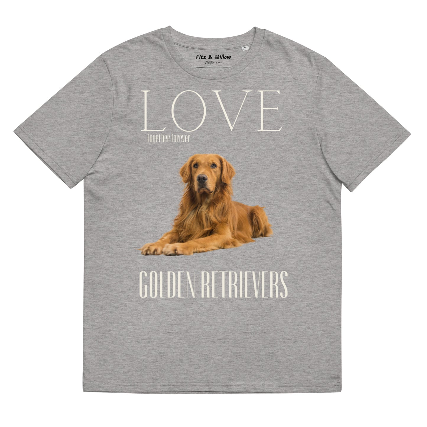 Golden Retriever lovers organic t-shirt - Fitz & Willow